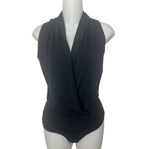 Jules Los Angeles Black Micro Modal Bodysuit Top Women’s Sz Small